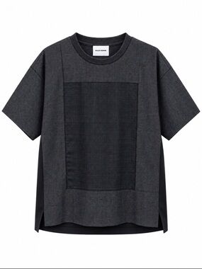 Solid Homme Men's Wool Blend Boxy Contrast Panel Shirt Size XL Or EU 52 EUC!